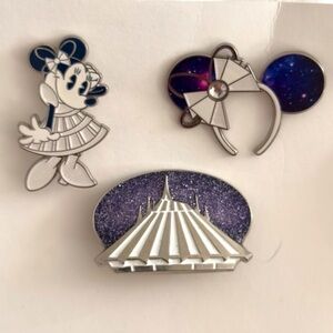 Disney Minnie Mouse Main Attraction Space Mountain Pin Trading Series 1/12